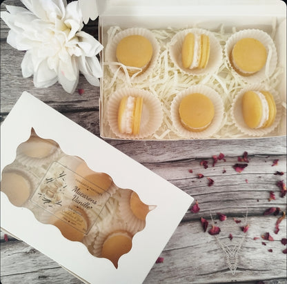 Box fondants macarons