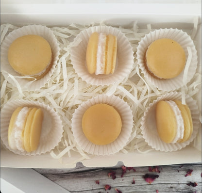 Box fondants macarons