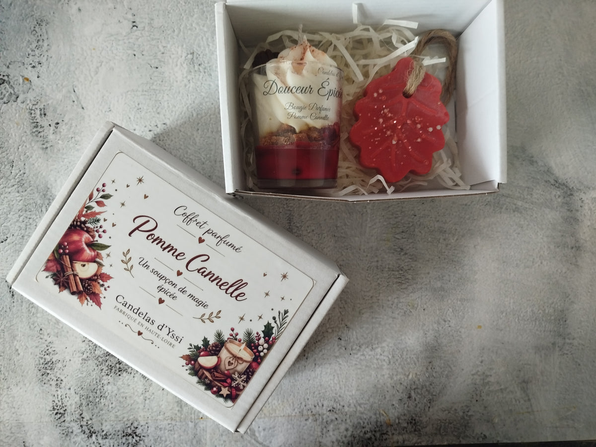 Coffret Pomme - Cannelle Candelas d'Yssi