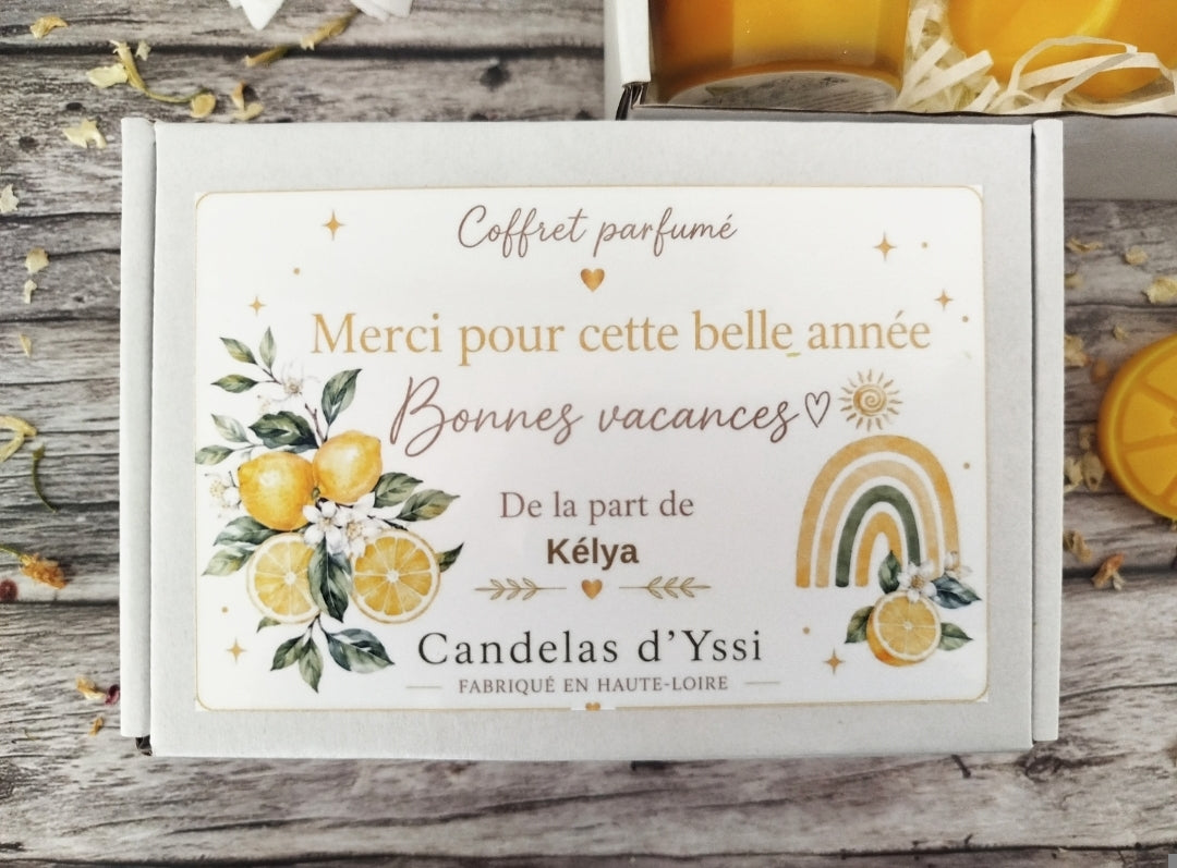 Coffret personnalisable - Limoncello Candelas d'Yssi