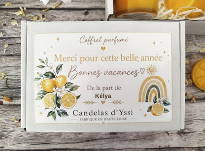 Coffret personnalisable - Limoncello Candelas d'Yssi