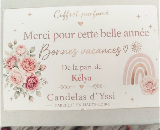 Coffret personnalisable - Rose Candelas d'Yssi