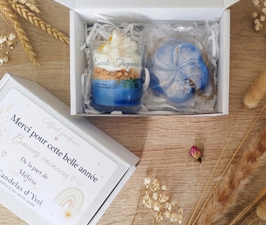 Coffret Bonnes Vacances personnalisé Candelas d'Yssi