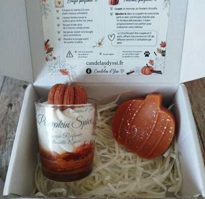 Coffret Pumpkin Spice Candelas d'Yssi